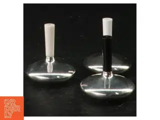 Cohr Salt and Pepper set, Silver Coated Atla, Danish design, 1950’s (str. 5 x 5 cm)