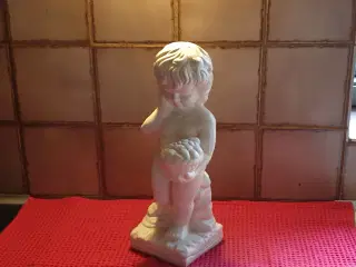 Figur hvid terracotta h 33,5cm