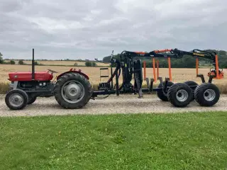 5 t BMF skovvogn med 4,3 m kran