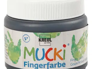 Mucki Fingermaling, sort, 150ml/ 1 ds.