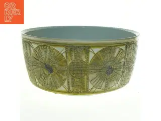 enera kunst fajance fra Royal Copenhagen / Aluminia. Stor bowle / skål. Nummer 591/3430. (str. 34 x 34 cm)
