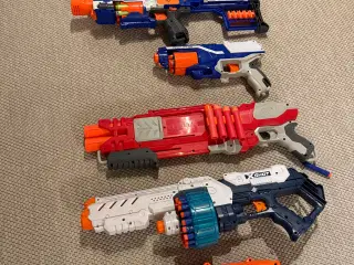 Diverse nerf våben