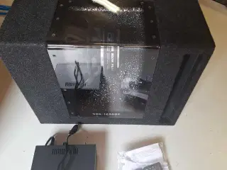 Subwoofer med blå lys