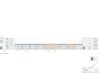 Stort showroom med tilhørende nyt kontor, velbeliggende på Dynamovej i Søborg.
