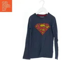 Langærmet T-shirt med Superman motiv fra Stc (str. 134)