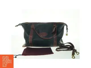 Vintage rejsetaske / weekendtaske fra Mulberry af 100% læder (str. 56x34x20 cm)