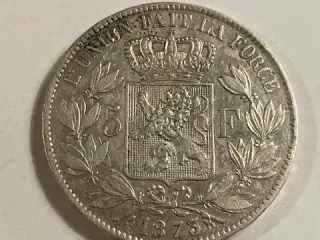 5 Francs Belgium 1873