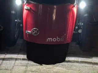 El-ladcykel med låge og kalesje
