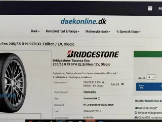 Bridgestone Turanza Eco 205/55 R19 97H XL Enliten 