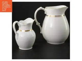 Porcelænskander fra Kahla (str. 15-10 cm)
