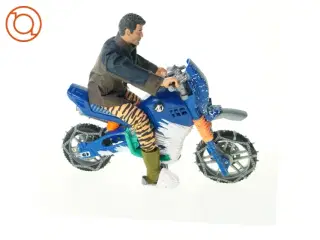Actionfigur på motorcykel fra Hasbro (str. 32 x 11 x 28 cm)