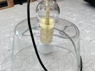 Loft lampe i glas 