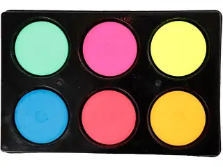 Neon Vandfarver i Blokform - 1 stk.