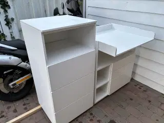Puslebord + reol