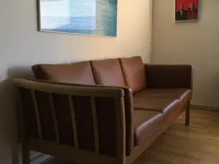 3-personers lædersofa