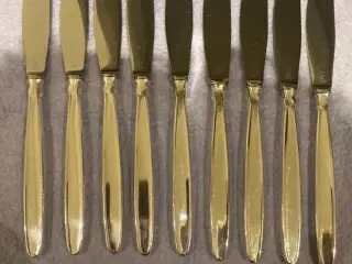 Rie middagsknive - pletsølvtøj 