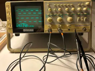 Digital Oscilloscope med prober