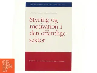 Styring og motivation i den offentlige sektor af Lotte Bøgh Andersen (Bog)