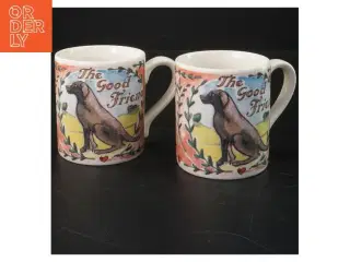 Keramiske krus med hundemotiv fra Matthew Rice (str. 8,5 cm x 7,5 ø cm)