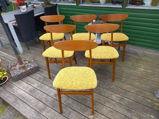 6 stk Farstrup spisebordsstole