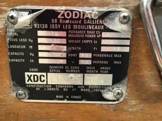 Zodiac RHIB 4,7m