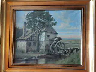 Henrik Poulsen - ( 1927 - 1997 ) - oliemaleri