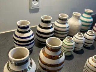 Små Kæhler vaser sælges samlet