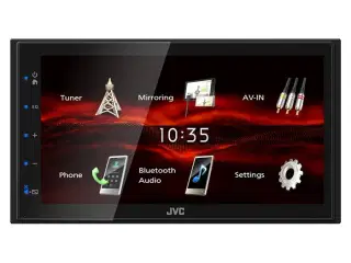 JVC KW-M180BT 2-DIN BT bilradio med skærm