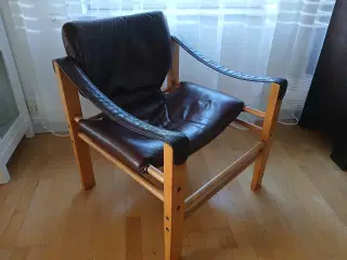 Brun Skipper Furniture Safari Stol 1970-80