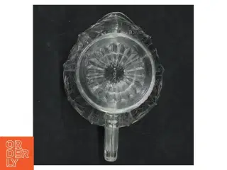 Glas kande med hank (str. H. 7,5 cm. ø. 6 cm)