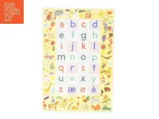 ABC plakat til børn (str. 49 x 33,5 cm)