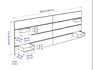 Sengegavl fra Ikea