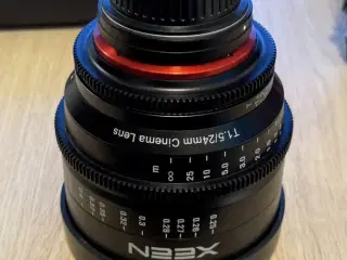 Samyang XEEN 24mm T1.5 Cinema lens EF-Mount