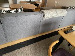 chaiselong sofa grå