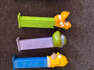 5 brugte Pez dispensere sælges samlet 