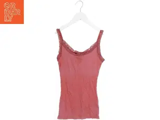 Laksefarvet blondetop fra H&M (str. S)