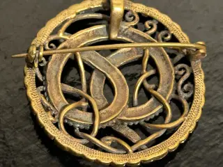 Vintage broche/ vedhæng i flot stand