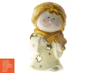 Englefigur til fyrfadlys (str. 16 cm)