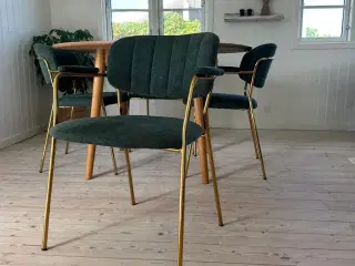 Spisebord rund + 4 stole