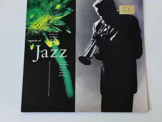 Blandet vinyl jazz i flot stand 