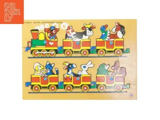 Træpuslespil med dyr (str. 30x21 cm)