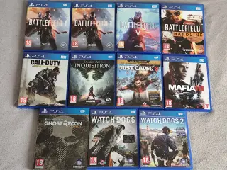 Blandede PS4 spil - Blandede PlayStation 4 spil