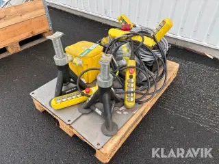 Samlet lot - bukke, fjernbetjeninger, kabler