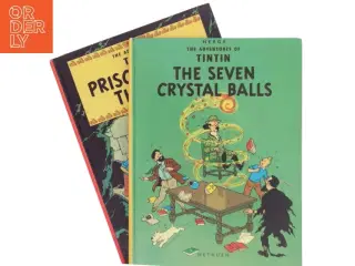 2 Tintin bøger på engelsk af Hergé (Bog)