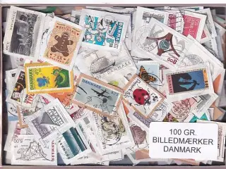 Danmark 100 g. Billedmærker Enkeltklip - Ny varer hjemkommet 25 - 08 -2024