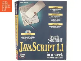 Teach yourself JavaScript 1.1 in a week af Arman Danesh (Bog)