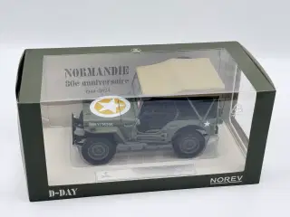 1944 Jeep US Army 1st Division infantry D-Day 1:18
