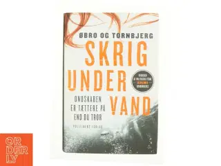 Skrig under vand af Jeanette Øbro Gerlow (Bog)