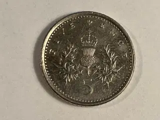 5 Pence England 2002