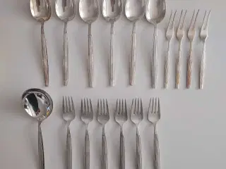 Capri,  KJA, sølvplet bestik samling